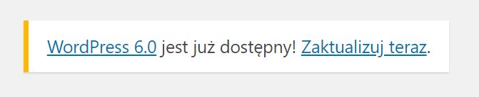 aktualizacja wordpress